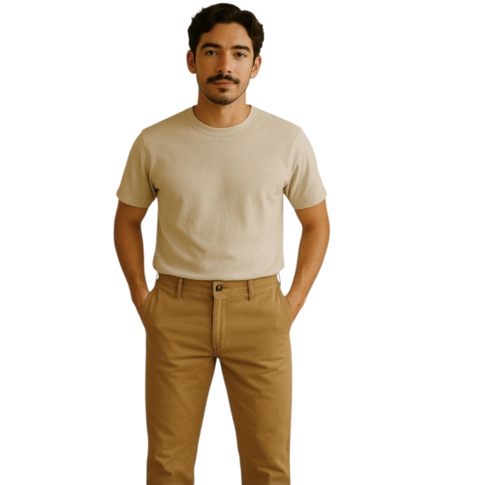 Five Four Khaki Slim Chinos Pants Size 34  Sustainable, Stain Noted Casual style